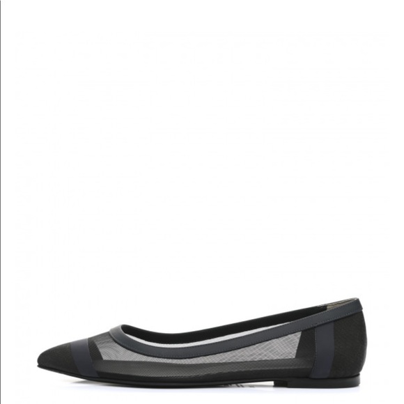 Fendi authentic pointed mesh flats - Picture 1 of 9